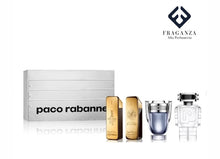 Cargar imagen en el visor de la galería, Estuche Paco Rabanne de regalo de perfume de tamaño de viaje para hombre
